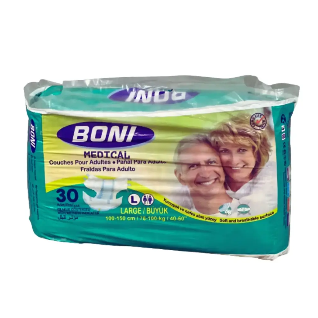 Boni Medical Adult Diapers Large 30 pcs