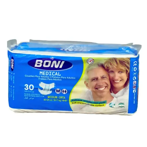 Boni Medical Adult Diapers Medium 30 pcs